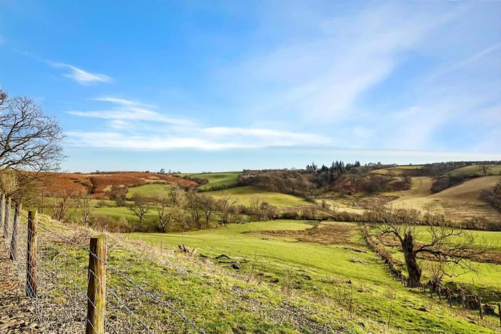 Upper Caerfaelog Farmhouse Llanbister Esterno foto